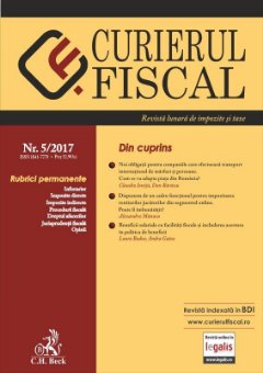 Curierul Fiscal nr. 5-2017
