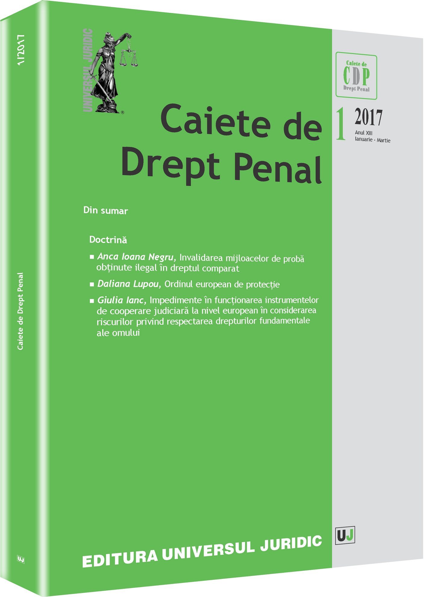 Caiete de drept penal nr 1-2017