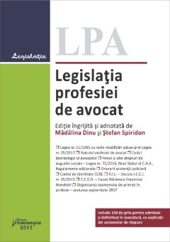 Legislatia profesiei de avocat - Dinu, Spiridon