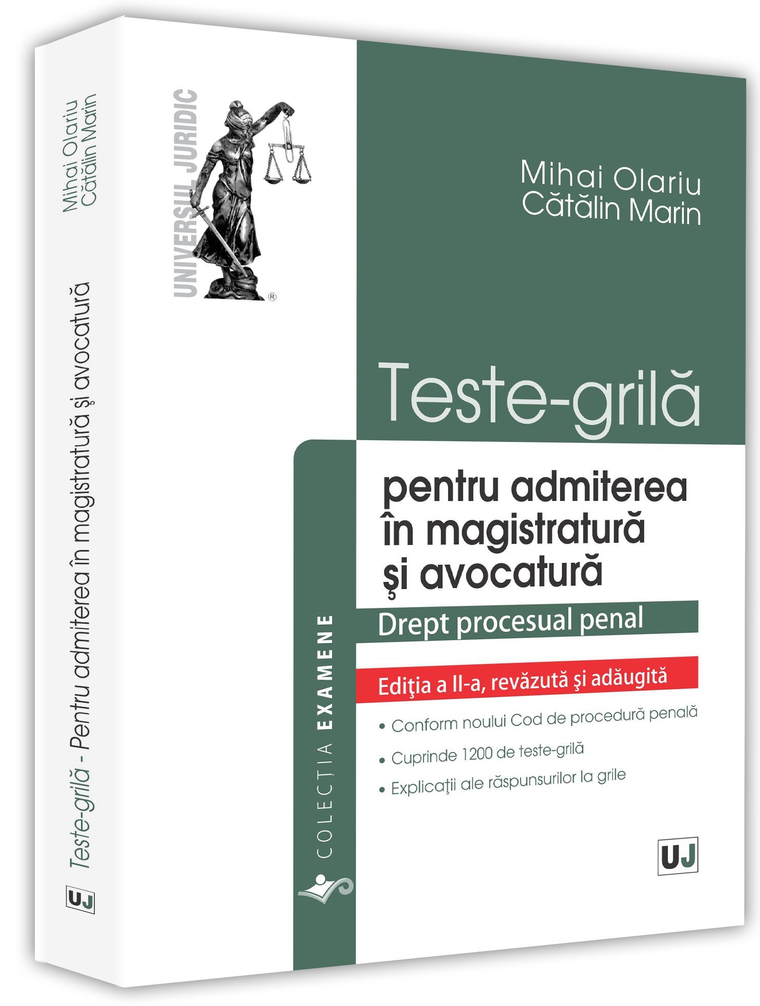 Teste grila pentru admiterea in magistratura si avocatura. Editia a 2-a - Olariu, Marin