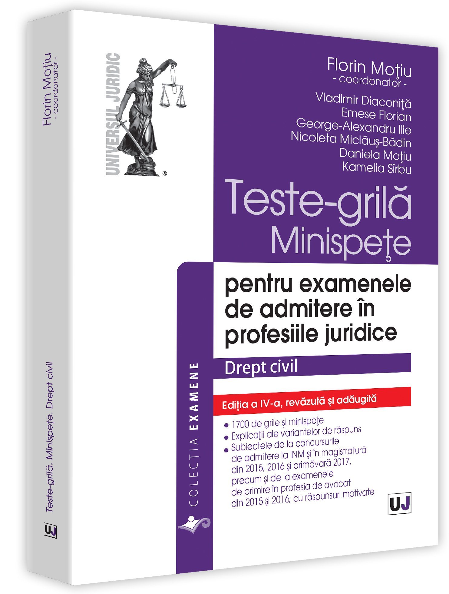 Teste-grila, minispete pentru examenele de admitere in profesiile juridice. Drept civil - Motiu