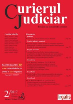 Curierul Judiciar, Nr. 2-2017