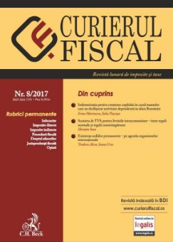 Curierul Fiscal Nr. 8/2017