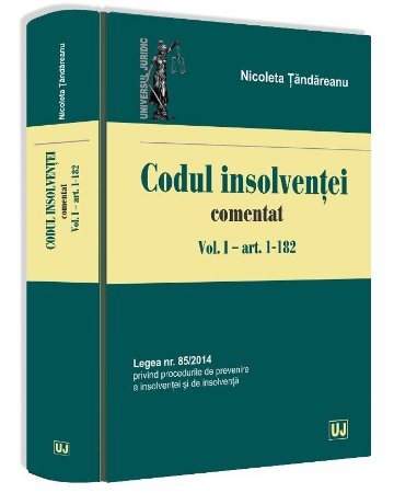 Codul insolventei comentat  - Tandareanu