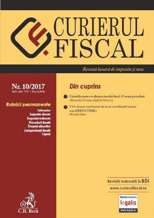 Curierul Fiscal Nr. 10-2017
