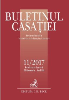 Revista Buletinul Casatiei nr 11-2017