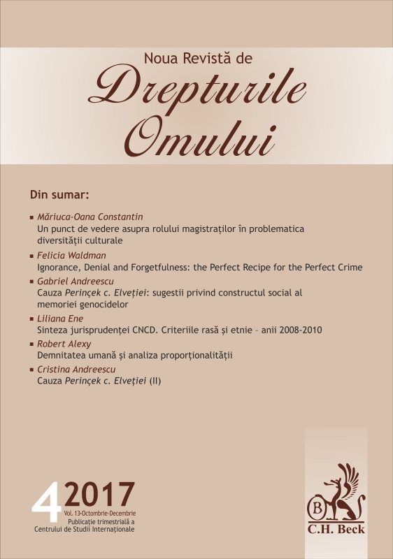 Noua Revista de Drepturile Omului Nr. 4/2017