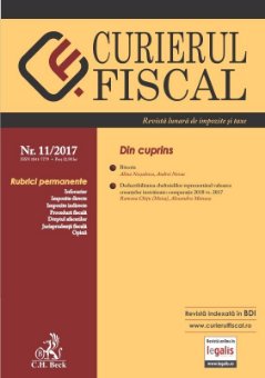 Curierul Fiscal Nr. 11-2017