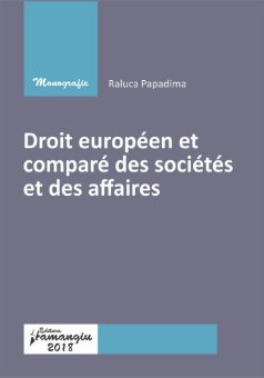 Droit europeen et compare des societes et des affaires - Papadima