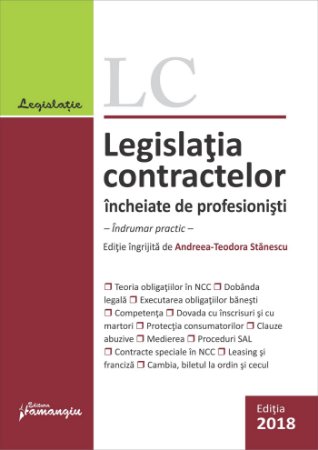 Legislatia contractelor incheiate de profesionisti