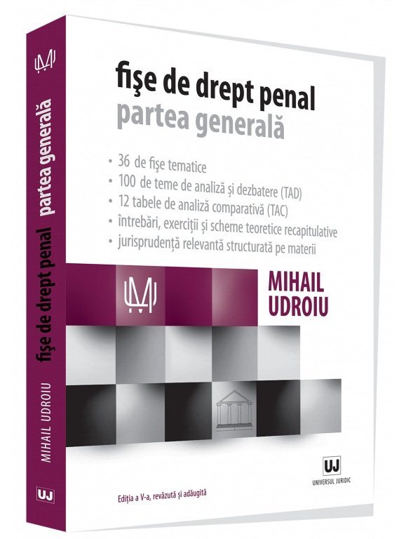 Fise de drept penal. Partea generala. Editia a 5-a - Udroiu