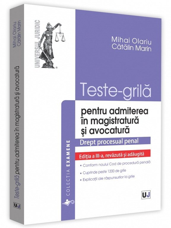 Teste-grila pentru admiterea in magistratura si avocatura_Olariu, Marin