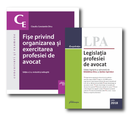 Pachet organizarea si exercitarea profesiei de avocat