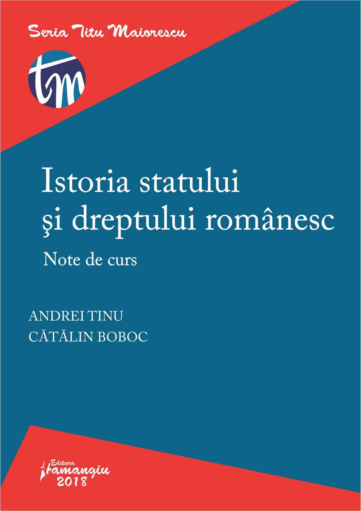 Istoria statului si dreptului romanesc - Tinu, Boboc