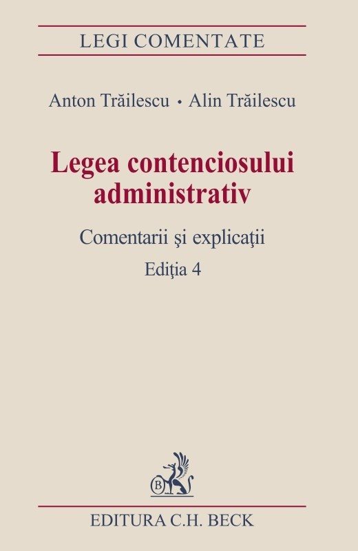 Legea contenciosului administrativ - Trailescu
