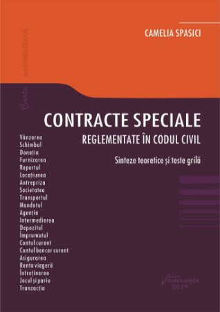 Contracte speciale reglementate in codul civil - Spasici