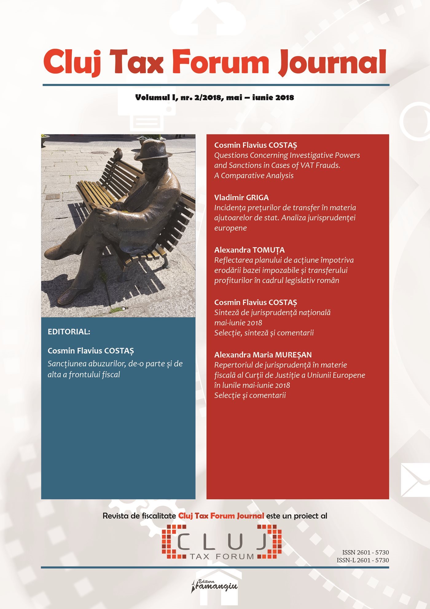 Cluj Tax Forum Journal 2/2018