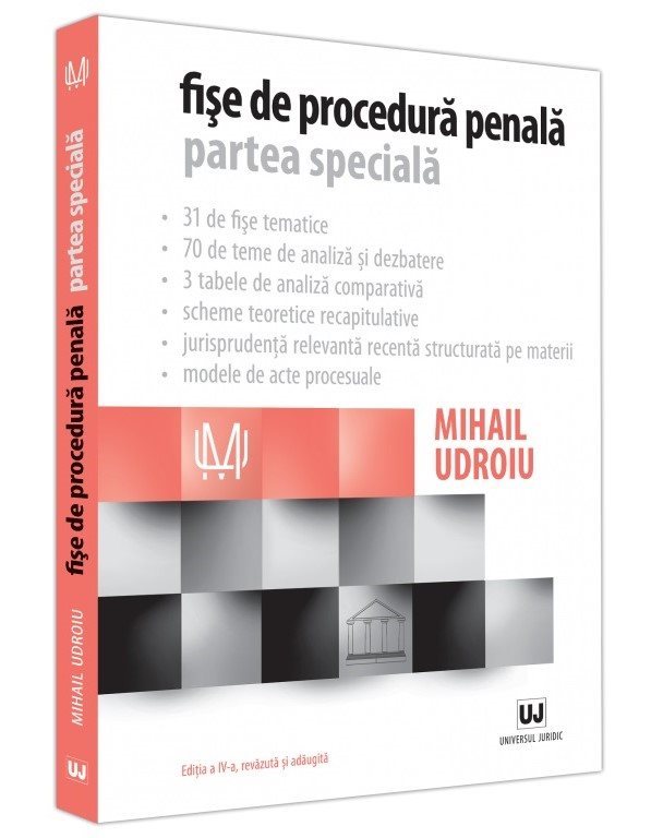 Fise de procedura penala. Partea speciala. Editia a 4-a - Udroiu