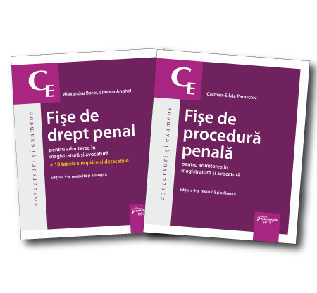 Pachet Fise drept penal si procedura penala 2019