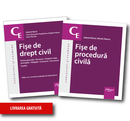 Pachet Fise drept civil si procedura civila 2019 - Boroi, Stancu