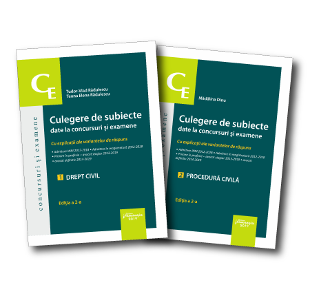 Pachet Culegere de subiecte - Drept civil. Drept procesual civil