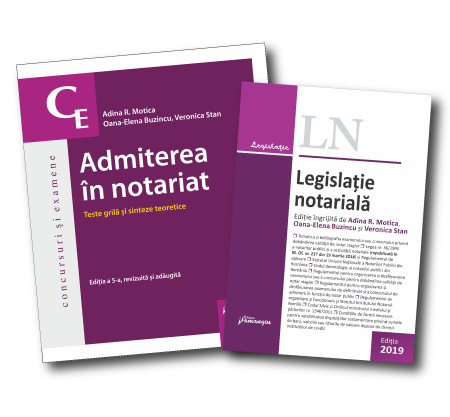 Pachet Admiterea in notariat 2019