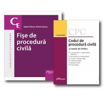Pachet Fise de procedura civila. Codul de procedura civila actualizat 8 mai 2019