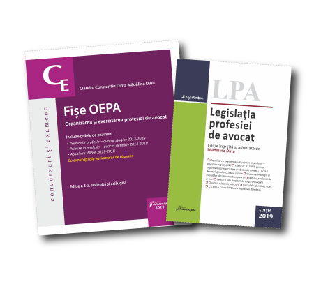 Pachet organizarea si exercitarea profesiei de avocat - Editia 2019