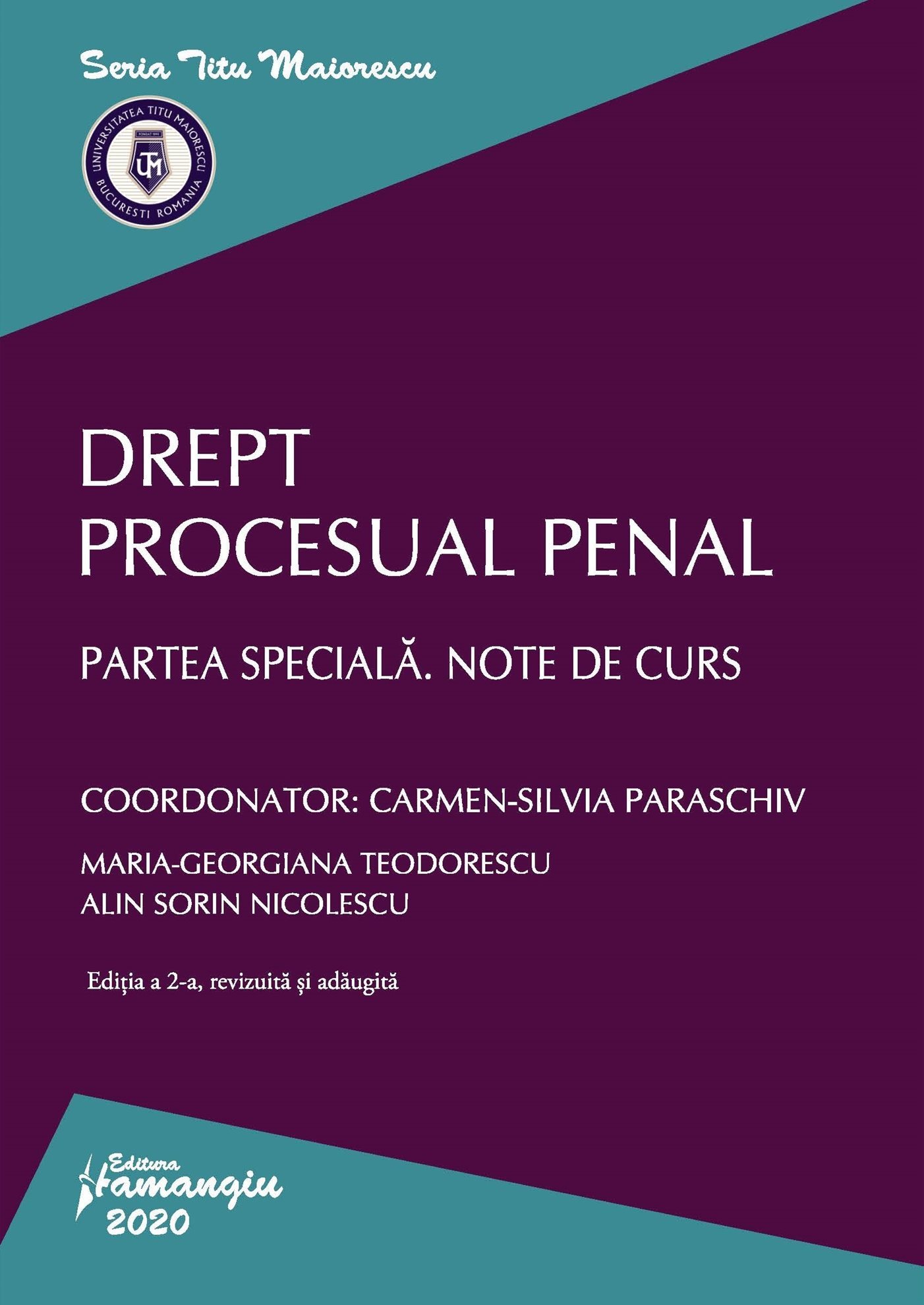Drept procesual penal. Partea speciala. Note de curs. Editia a 2-a - Paraschiv