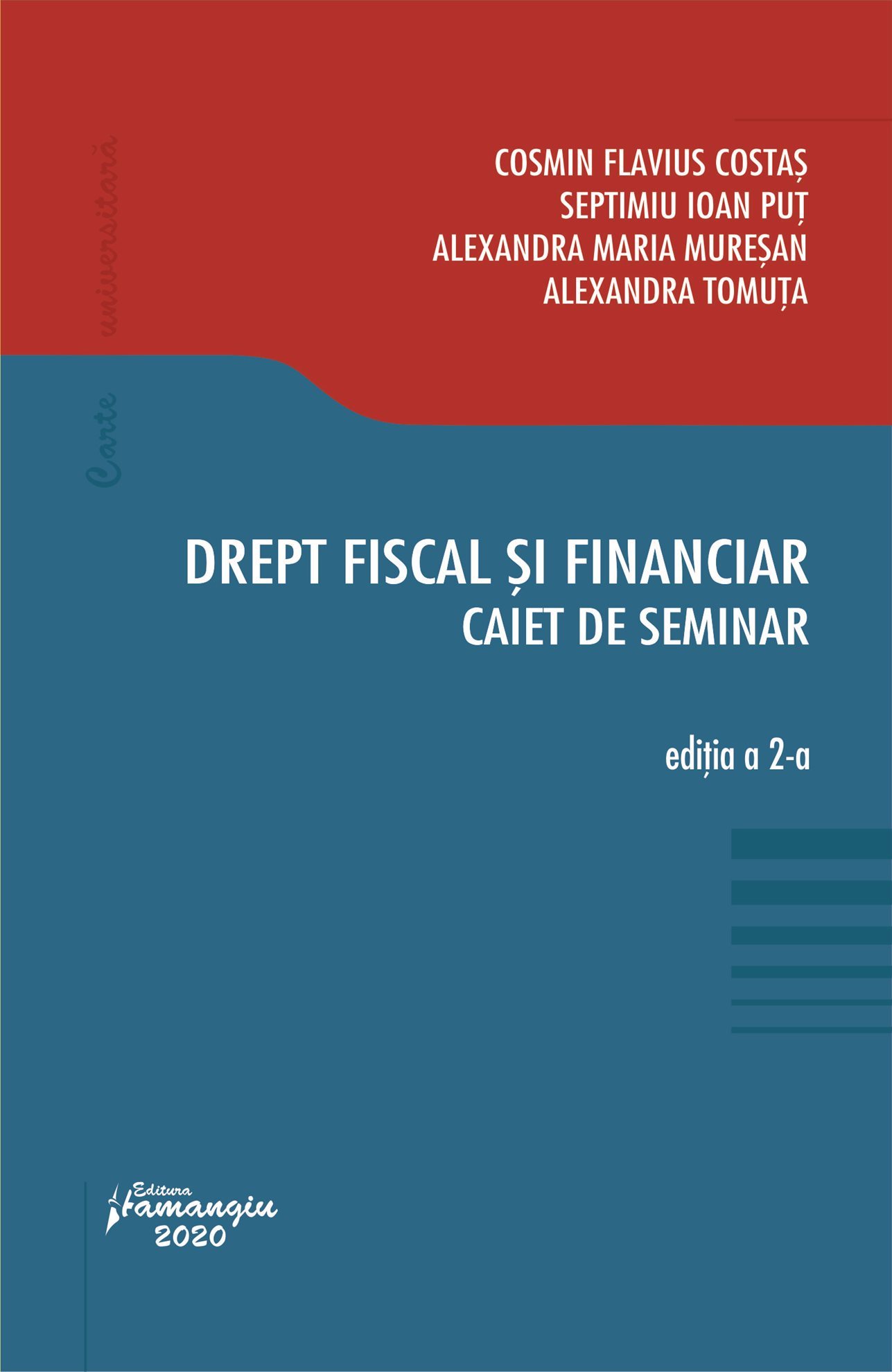 Drept fiscal si financiar. Caiet de seminar. Editia a 2-a - Costas