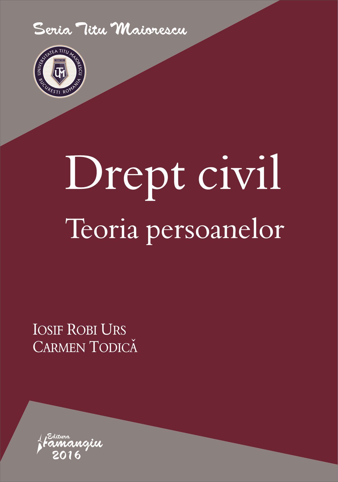 Drept civil. Teoria persoanelor_Urs, Todica