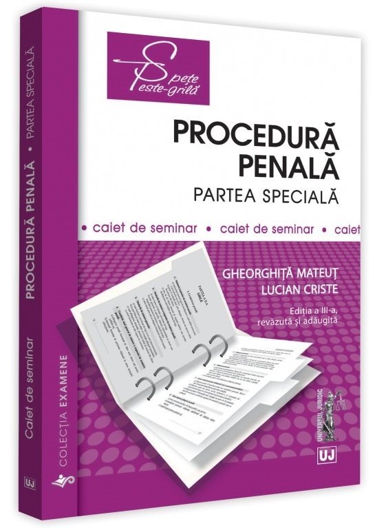 Procedura penala. Partea speciala. Caiet de seminar. Editia a 3-a - Mateut