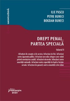 Drept penal. Partea speciala. Vol. II - Pascu, Buneci