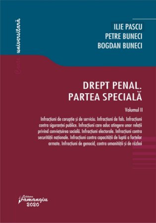 Drept penal. Partea speciala. Vol. II - Pascu, Buneci