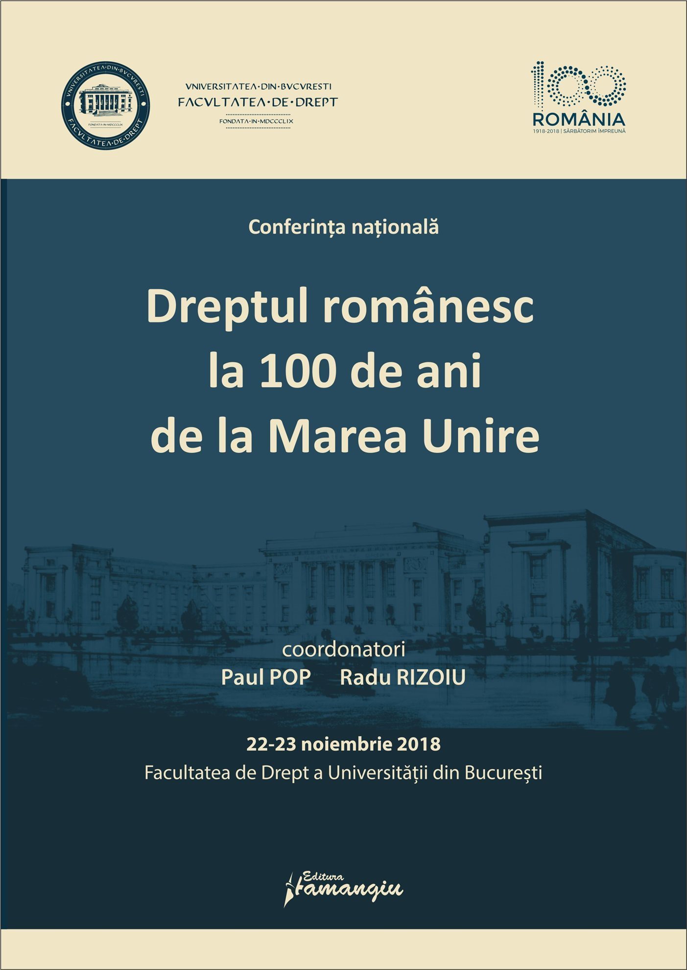 Dreptul romanesc la 100 de ani de la Marea Unire - Paul Pop, Radu Rizoiu