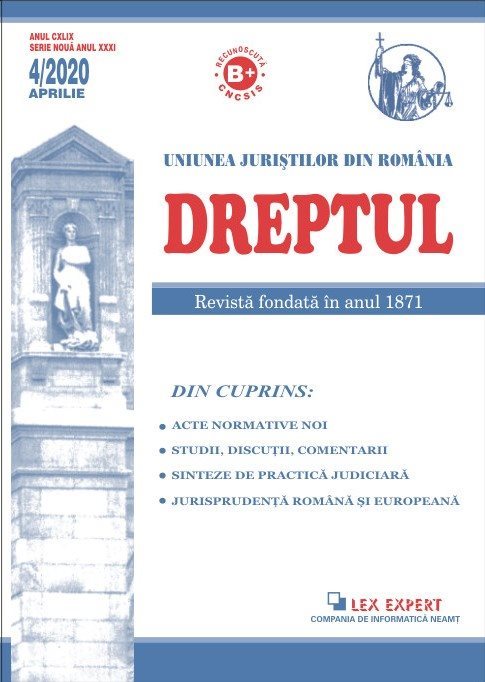 Revista Dreptul nr. 4/2020