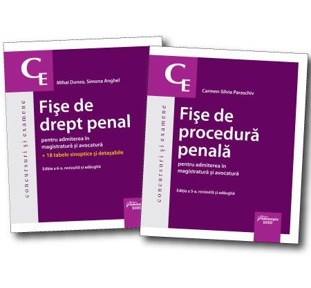 Pachet Fise drept penal si procedura penala 2020