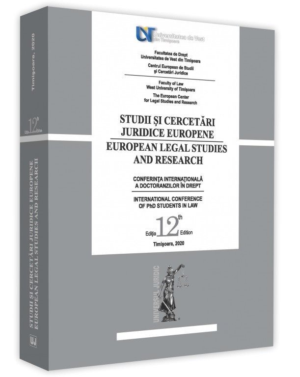 Conferinta internationala a doctoranzilor in drept 2020