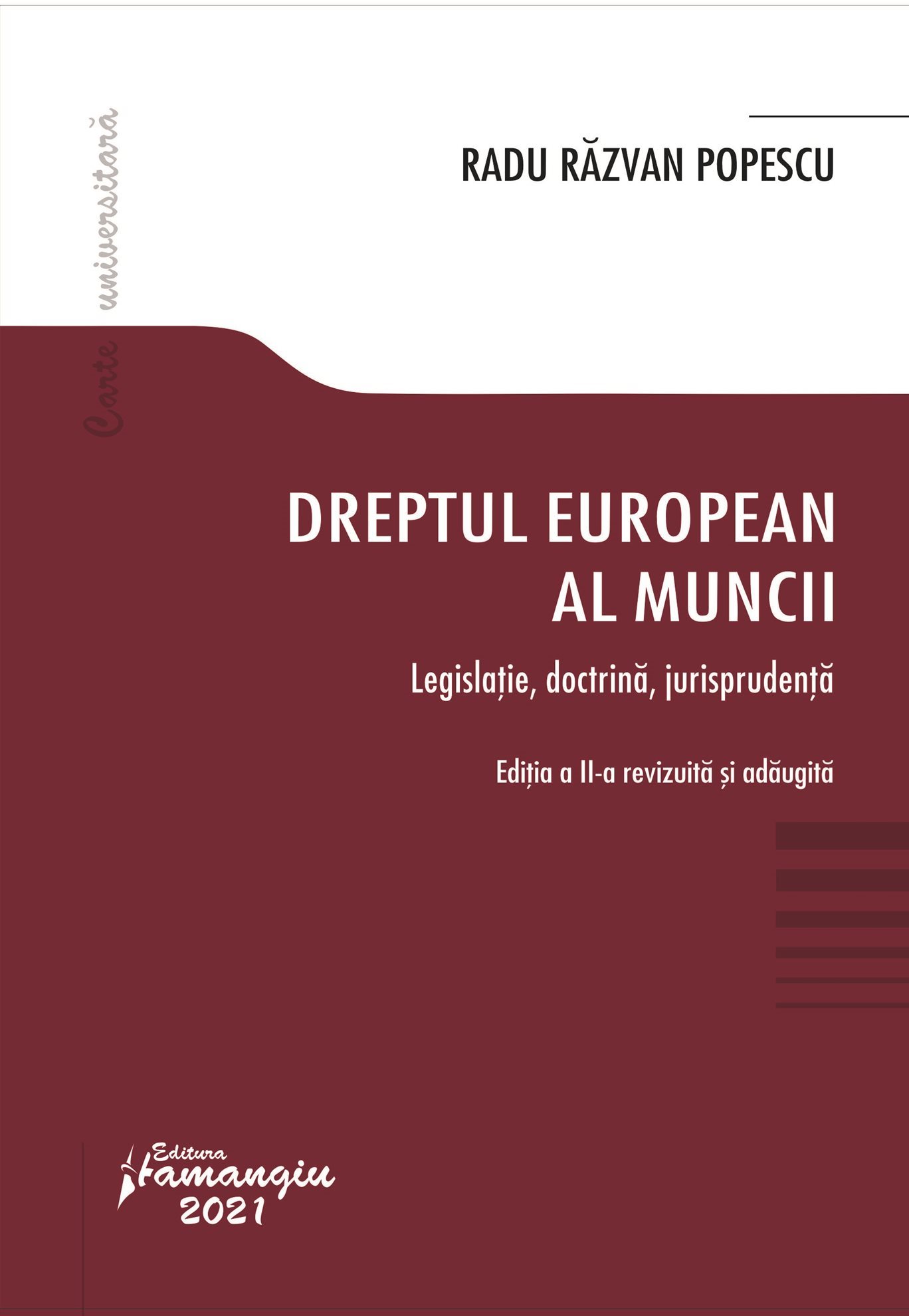 Dreptul european al muncii. Editia a 2-a - Popescu