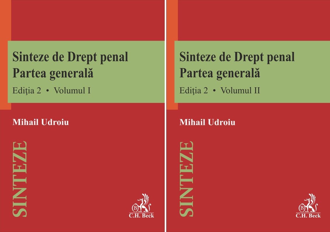 Sinteze de drept penal. Partea generala. Editia a 2-a - Mihail Udroiu
