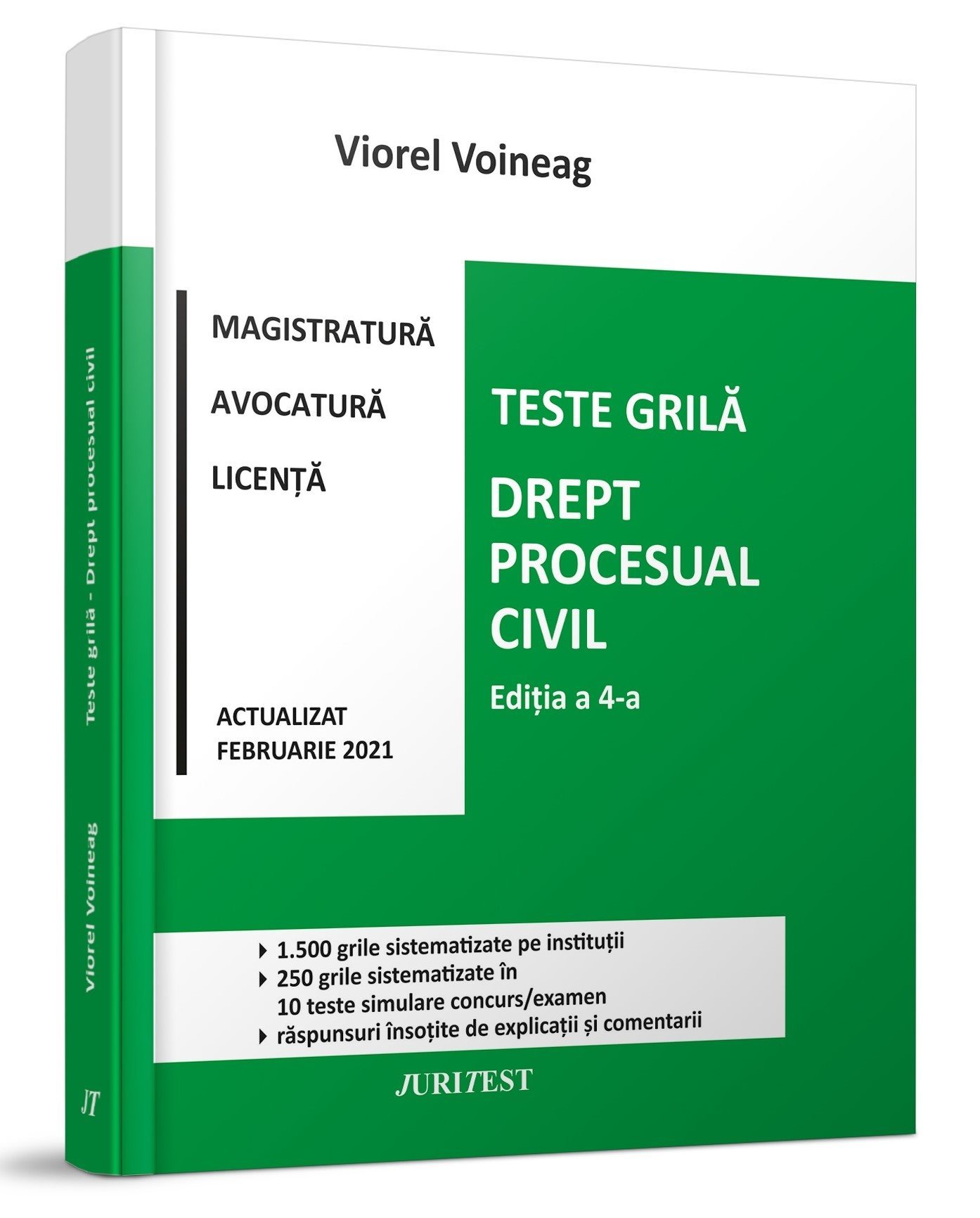 Teste grila. Drept procesual civil. Editia a 4-a - Viorel Iugan