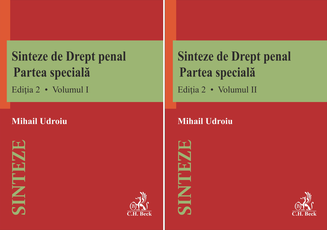 Sinteze de drept penal. Partea speciala. Editia a 2-a - Mihail Udroiu