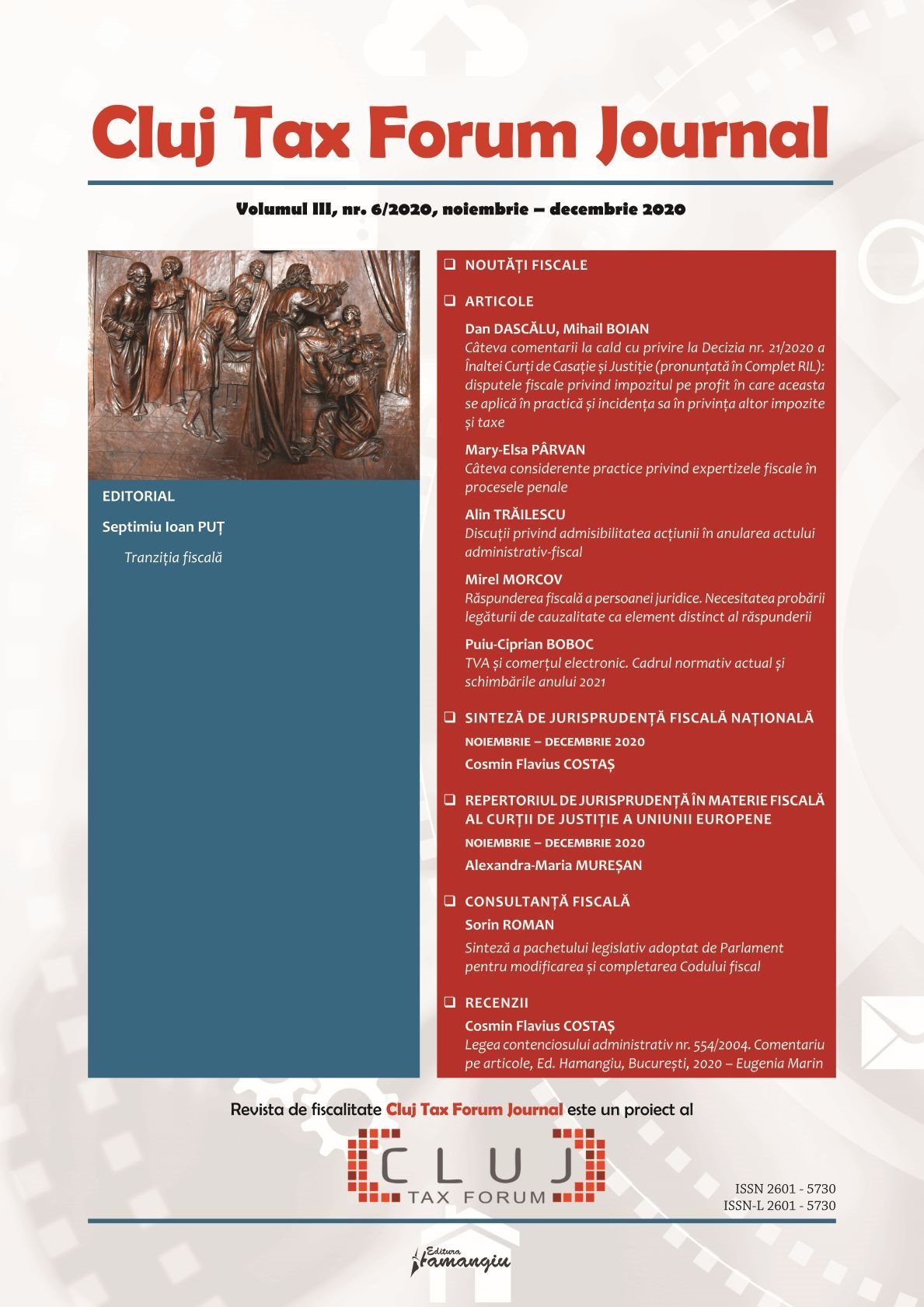 Cluj Tax Forum Journal 6-2020