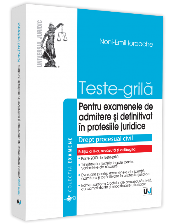 Teste-grila pentru Drept procesual civil. Editia a 2-a - Iordache