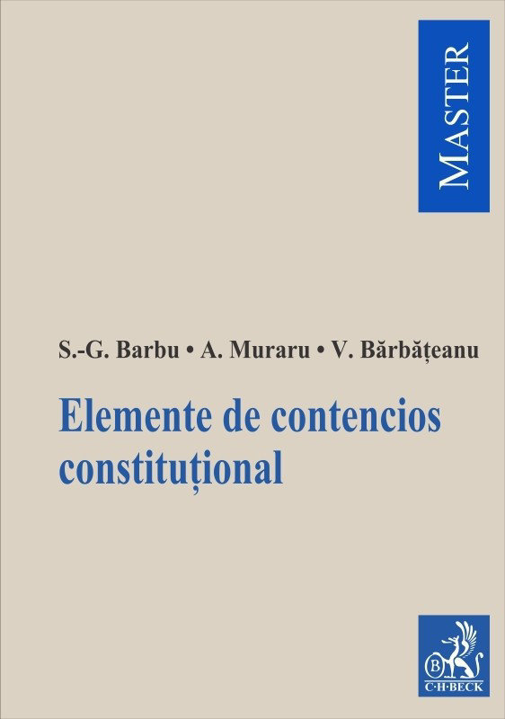 Elemente de contencios constitutional - Barbu, Muraru, Barbateanu
