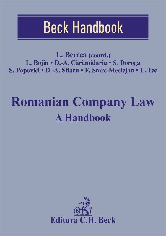 Romanian Company Law. A Handbook - Lucian Bercea