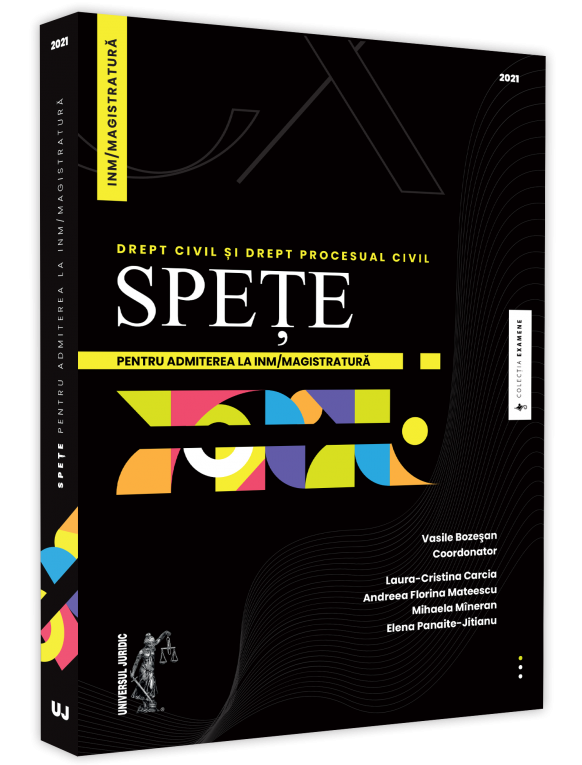 Spete pentru admiterea la INM-magistratura. Drept civil si drept procesual civil - Bozesan