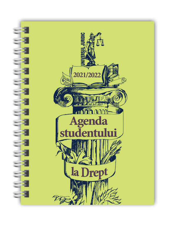 Agenda studentului la Drept 2021/2022