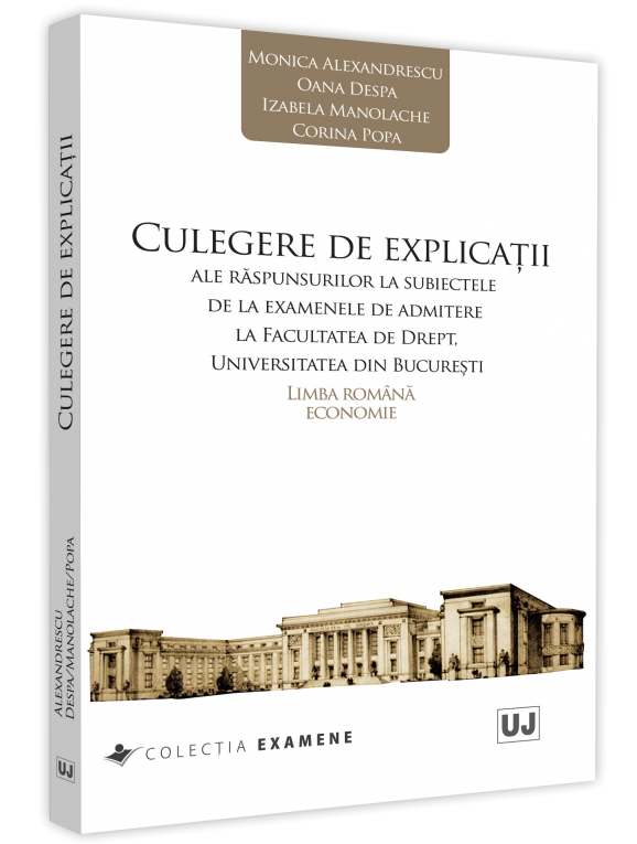 Culegere de subiecte pentru admiterea la Facultatea de Drept