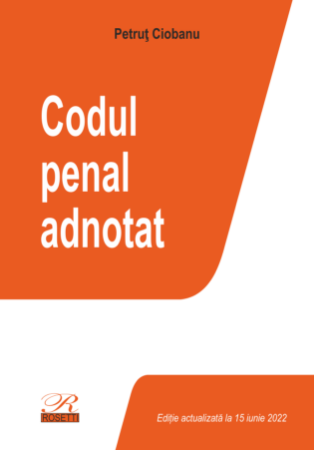 Codul penal adnotat - Petrut Ciobanu